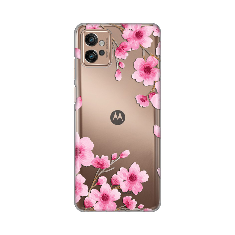 Maska(futrola) silikonska Print Skin za Motorola Moto G32 Rose flowers