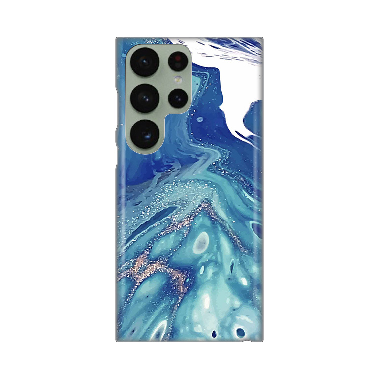 Maska(futrola) Silikonska Print za Samsung S918 Galaxy S23 Ultra Blue Marble
