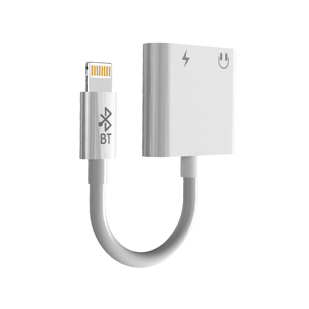 Adapter audio Moxom MX-AX16 iPhone Lightning na AUX 3.5mm (music & call) + lightning charging