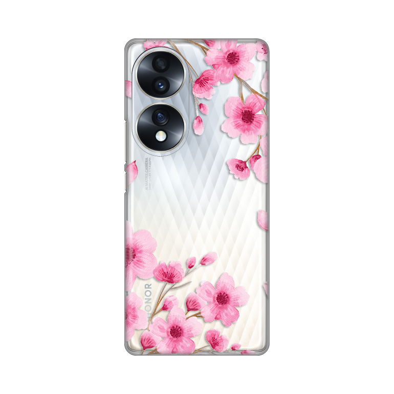 Maska(futrola) Silikonska Print Skin za Huawei Honor 70 Rose flowers