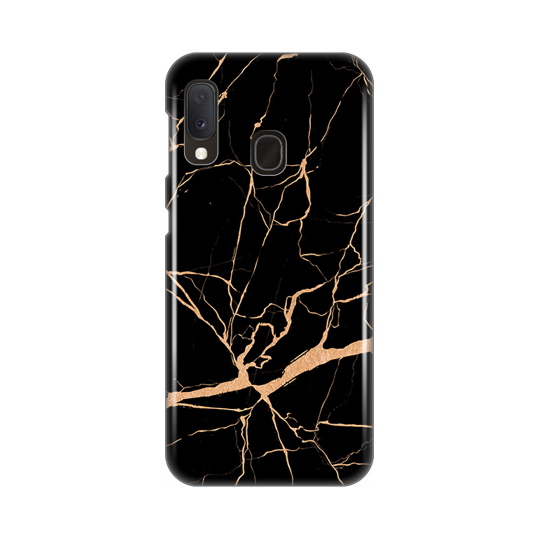 Maska(futrola) Silikonska Print za Samsung A202F Galaxy A20e All Black
