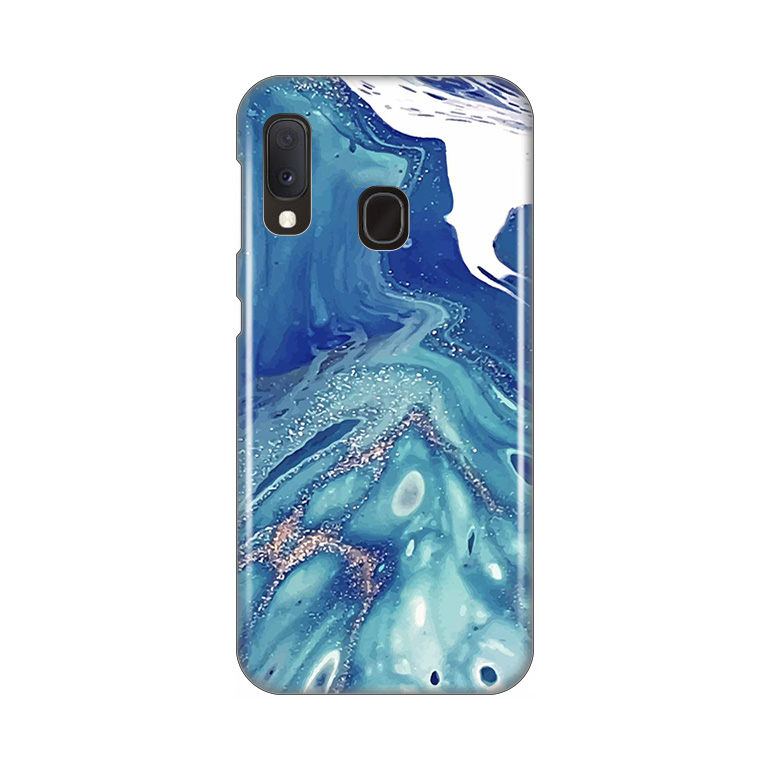 Maska(futrola) Silikonska Print za Samsung A202F Galaxy A20e Blue Marble