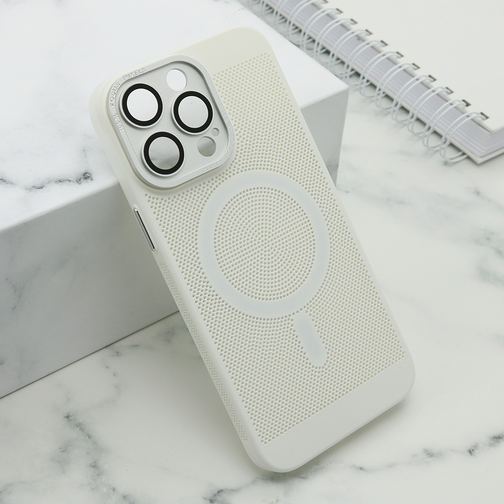 Futrola BREATH MagSafe za iPhone 14 Pro Max (6.7) srebrna