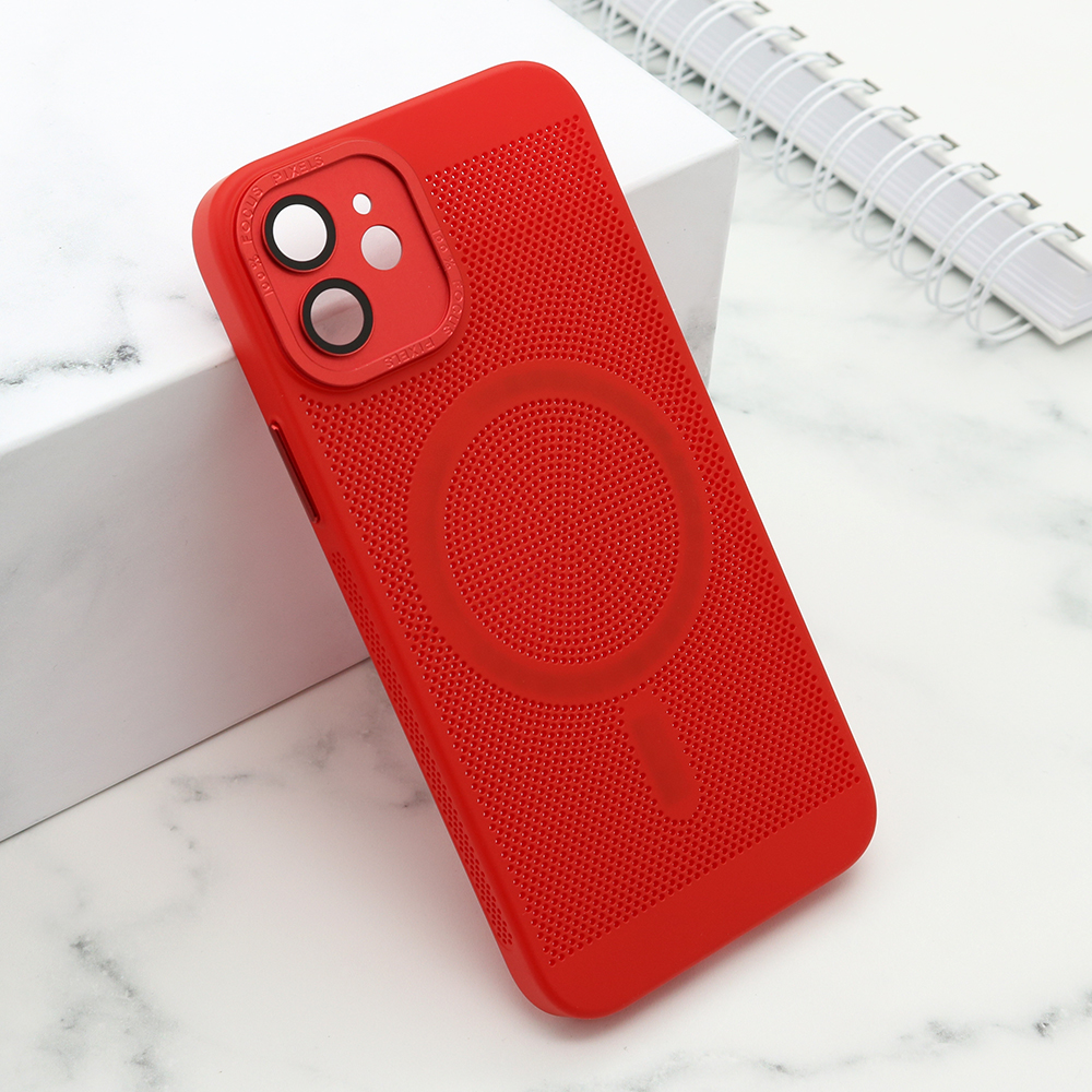 Futrola BREATH MagSafe za Iphone 12 (6.1) crvena