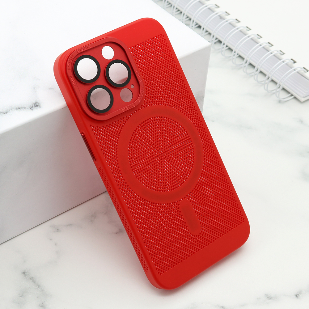 Futrola BREATH MagSafe za iPhone 13 Pro (6.1) crvena