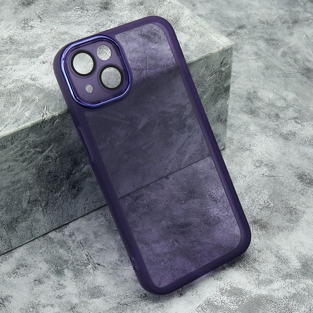 Futrola TRANSPARENT COLOR za iPhone 13 (6.1) ljubicasta