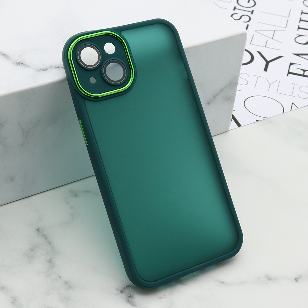 Futrola SHINING CAMERA za iPhone 13 (6.1) zelena