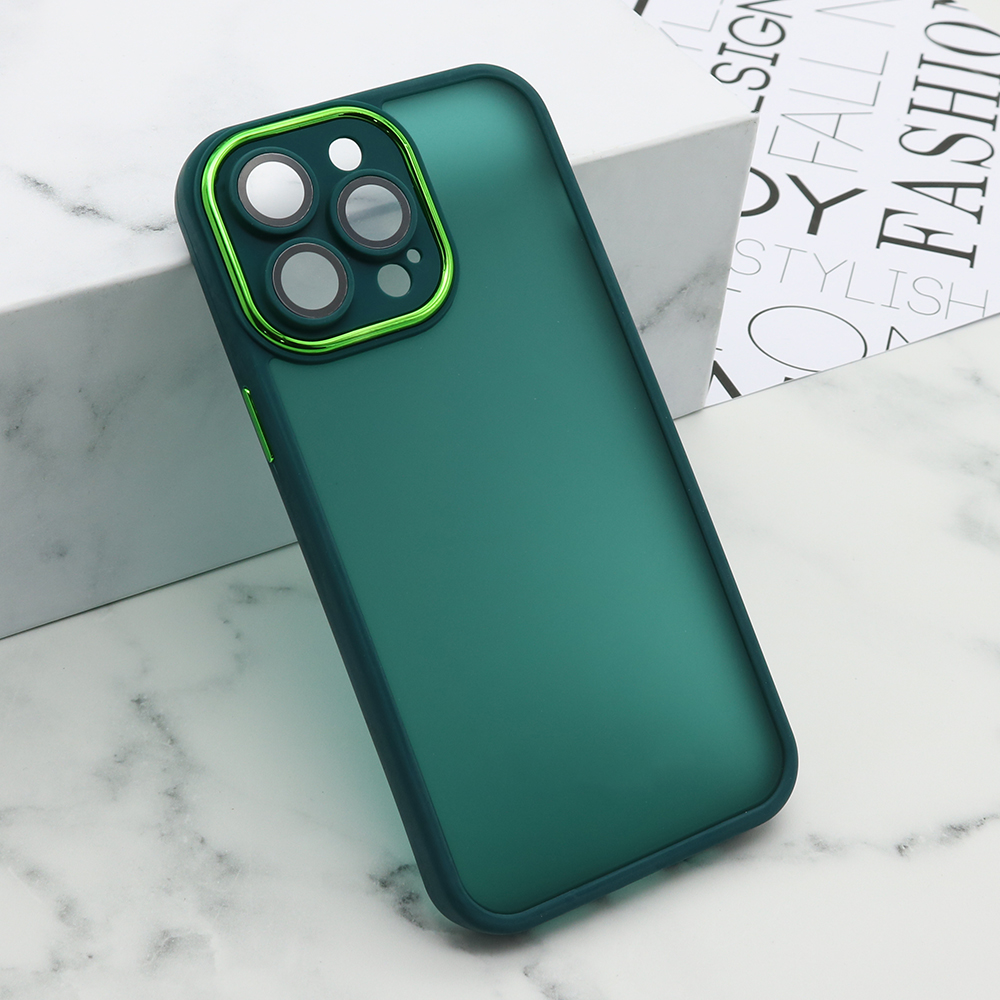 Futrola SHINING CAMERA za iPhone 14 Pro Max (6.7) zelena