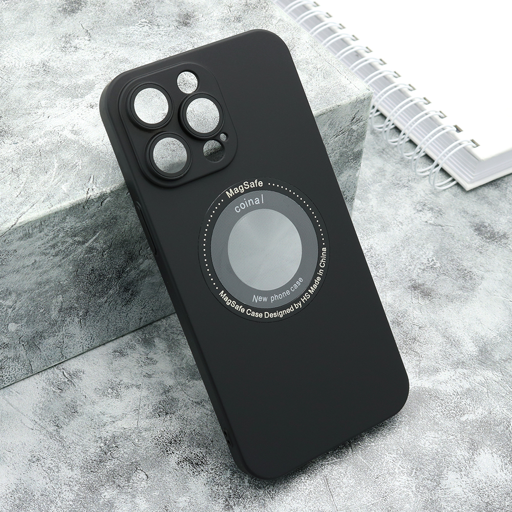 Futrola ELEGANT LOGO CUT za iPhone 14 Pro Max (6.7) crna