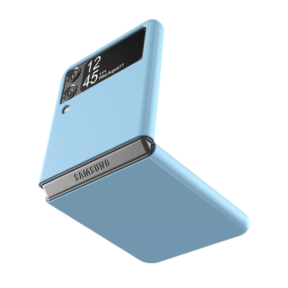 Maska(futrola) Elegant Fold za Samsung F711B Galaxy Z Flip 3 5G plava