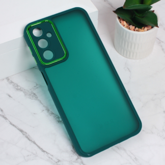 Maska Shining Camera za Samsung Galaxy A24 4G tamno zelena