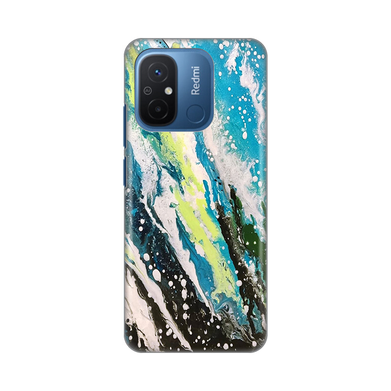 Maska(futrola) Silikonska Print Skin za Xiaomi Redmi 12C Abstract
