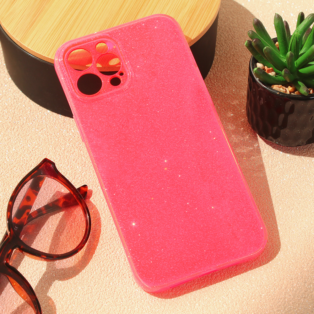 Maska(futrola) Sparkle Dust za iPhone 12 Pro Max 6.7 pink