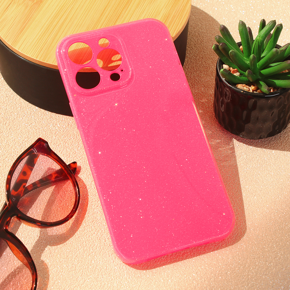 Maska(futrola) Sparkle Dust za iPhone 14 Pro Max 6.7 pink