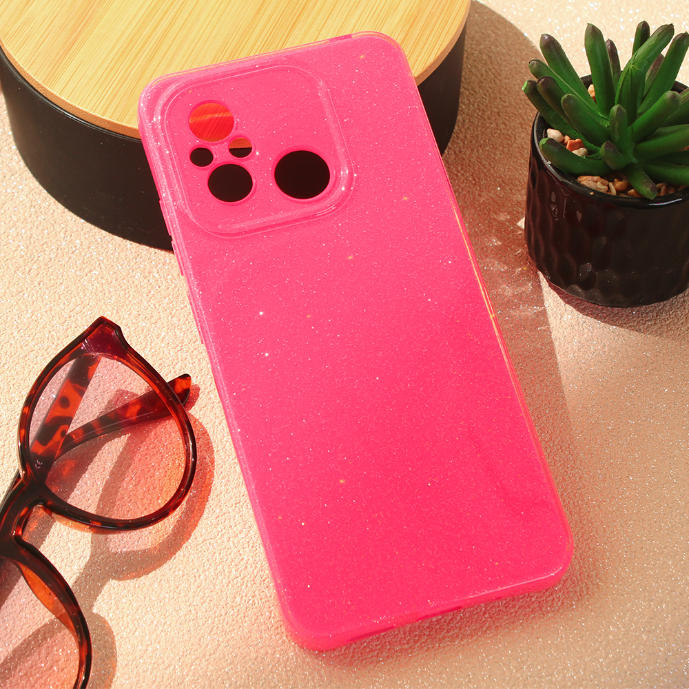 Maska(futrola) Sparkle Dust za Xiaomi Redmi 12C pink