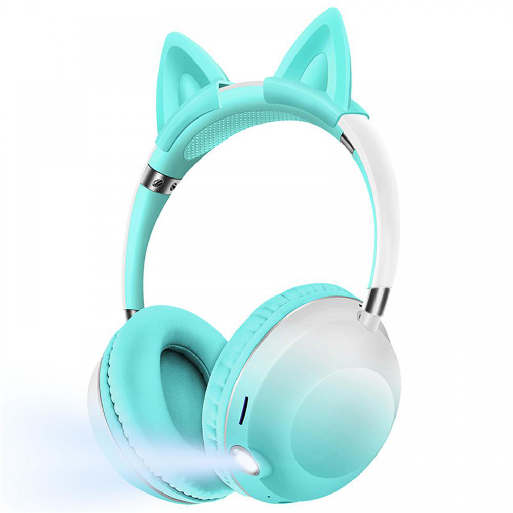 Bluetooth slusalice Cat Ear svetlo plave