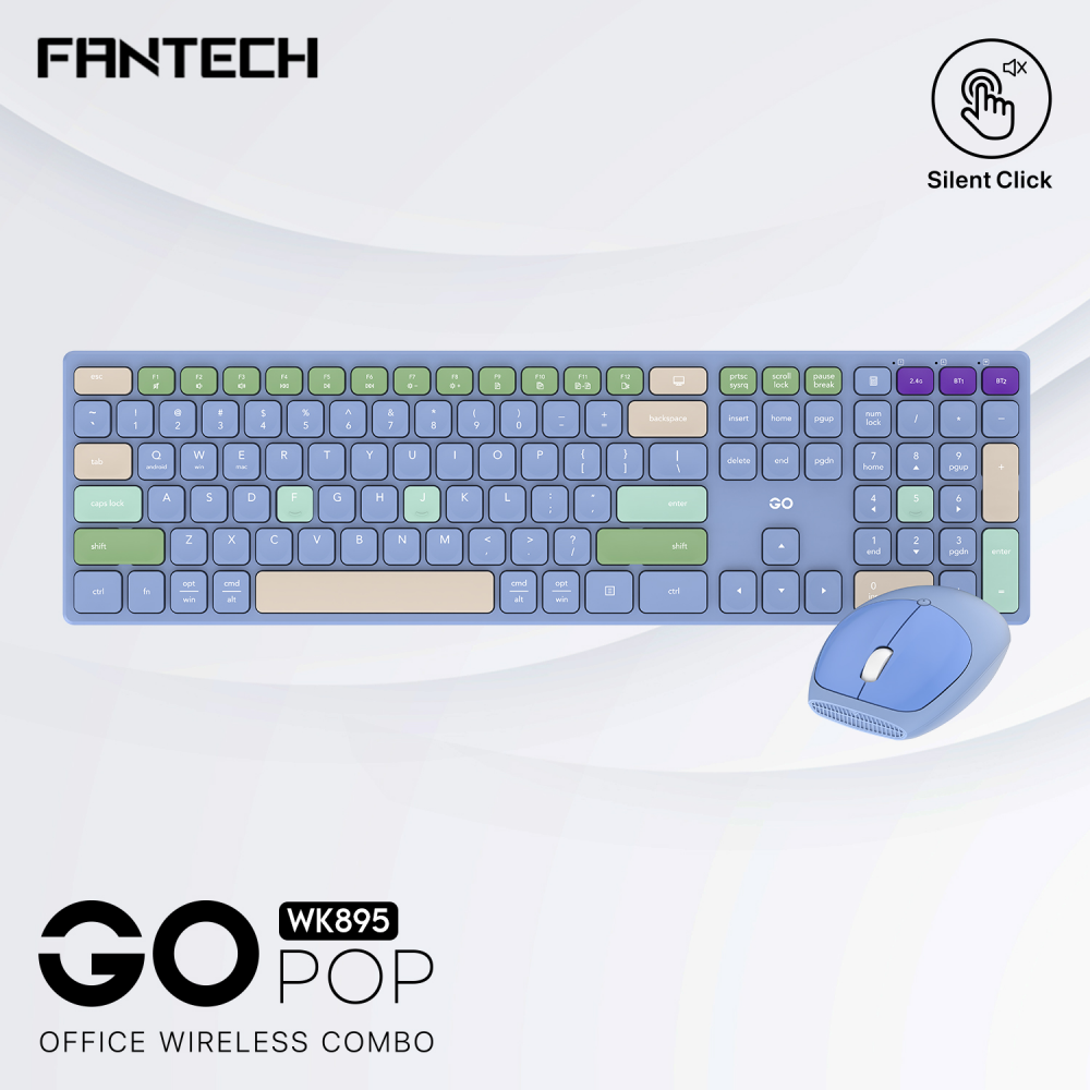 Combo mis tastatura wireless Fantech WK-895 plavi