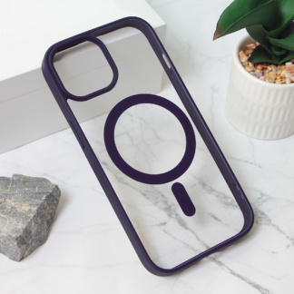 Maska(futrola) Magesafe za iPhone 15 6.1 ljubicasta