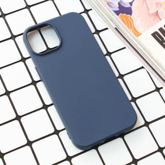 Maska(futrola) Nano Silikon za iPhone 15 6.1 tamno plava