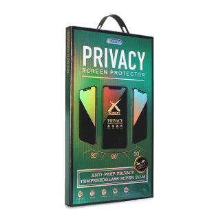Tempered Glass Privacy 2.5D full glue za Samsung A256B Galaxy A25 5G crni