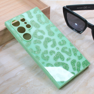 Maska(futrola) Shiny glass za Samsung Galaxy S24 Ultra svetlo zelena