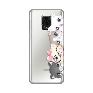 Maska Silikonska Print Skin za Xiaomi Redmi Note 9 Pro/Note 9 Pro Max/Note 9S Cats