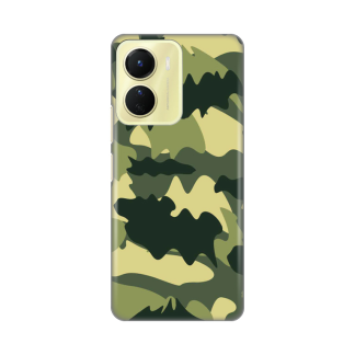 Maska(futrola) Silikonska Print Skin za Vivo Y16 Army
