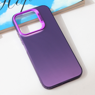 Maska Clear za Honor X8b ljubicasta
