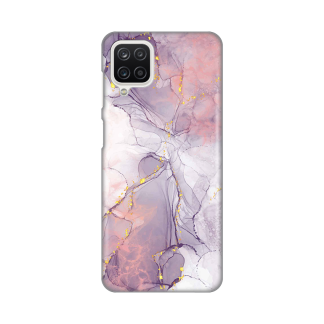 Maska(futrola) Silikonska Print za Samsung A125F Galaxy A12 Pink Marble