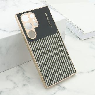 Maska CARBON LINES za Samsung S928B Galaxy S24 Ultra 5G zlatna