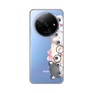 Maska(futrola) Silikonska Print Skin za Xiaomi Redmi A3 Cats