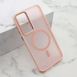 Maska SILKY MAGSAFE II za Samsung A556B Galaxy A55 5G roze
