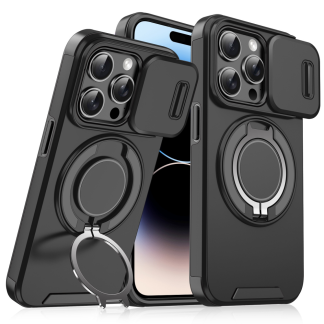 Maska(futrola) CamShield Ring stand za iPhone 14 Pro 6.1 crna