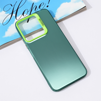 Maska(futrola) Clear za Xiaomi Redmi 13 zelena