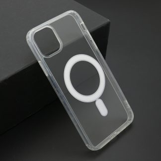 Maska STANDARD MagSafe za iPhone 11 Pro Max (6.5) providna (bela)
