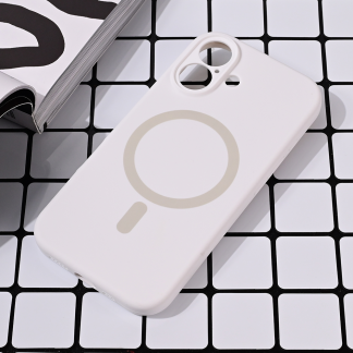 Maska(futrola) Magsafe Pure color za iPhone 16 6.1 bela