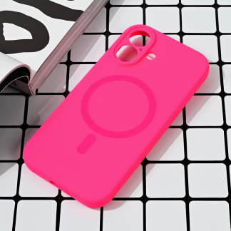 Maska(futrola) Magsafe Pure color za iPhone 16 6.1 pink