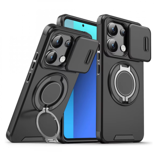 Maska(futrola) CamShield Ring stand za Xiaomi Redmi Note 13 4G (EU) crna