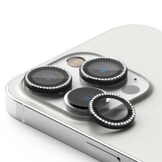 Zastita za kameru DIAMOND za iPhone 16 Pro (6.3)/16 Pro Max (6.9) crna