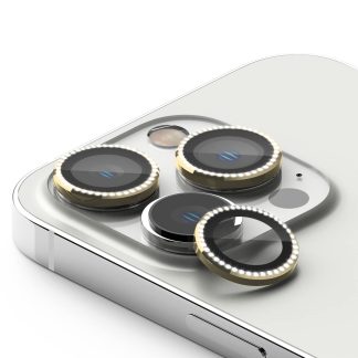 Zastita za kameru DIAMOND za iPhone 16 Pro (6.3)/16 Pro Max (6.9) zlatna