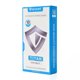 Zastitno staklo Tempered Glass Privacy Teracell Titan 2.5D iPhone 15 Pro 6.1 crni