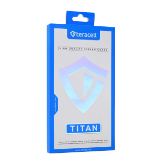 Zastitno staklo Tempered glass Teracell Titan 2.5D iPhone 15 6.1 crni