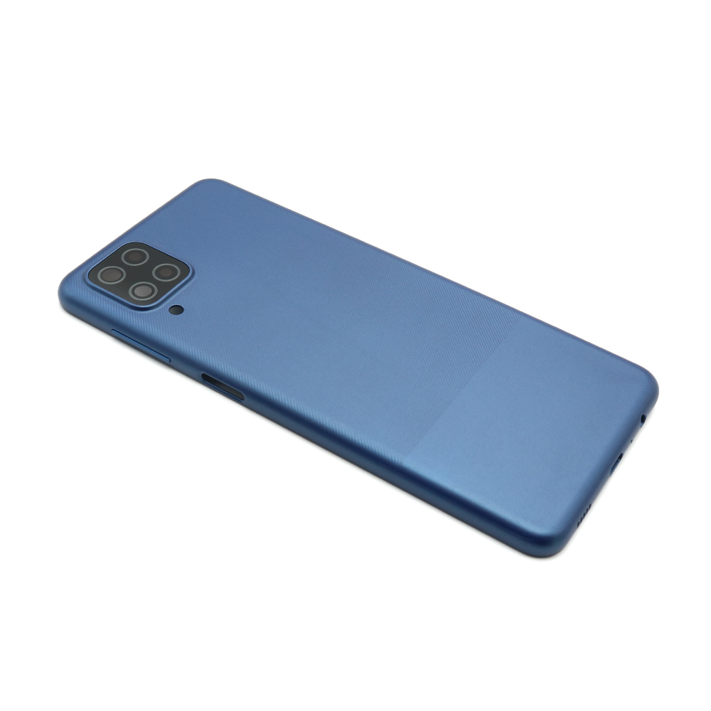 Poklopac za Samsung A12 sa staklom kamere Blue (NO LOGO) OEM