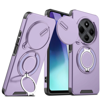 Maska(futrola) CamShield Ring stand za Xiaomi Redmi 14C ljubicasta