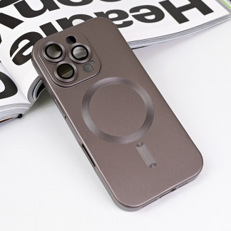 Maska(futrola) Magsafe Chrome za iPhone 16 Pro 6.3 siva