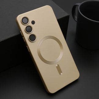 Futrola ELEGANT MAGSAFE za Samsung S936B Galaxy S25 Plus 5G zlatna