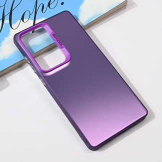 Maska(futrola) Clear za Samsung S938B Galaxy S25 Ultra ljubicasta
