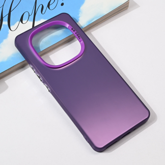 Maska(futrola) Clear za Xiaomi Redmi Note 14 Pro 5G ljubicasta