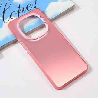 Maska(futrola) Clear za Xiaomi Redmi Note 14 Pro Plus roze