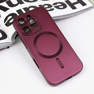 Maska(futrola) Magsafe Chrome za iPhone 16 Pro 6.3 bordo